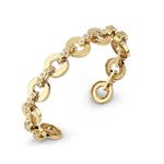 MICHAEL M Bracelets 14K Yellow Gold / Small Chroma Gold Arch Cuff BR495-HP-S-YG