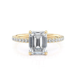 MICHAEL M Engagement Rings Crown R706-2 Emerald