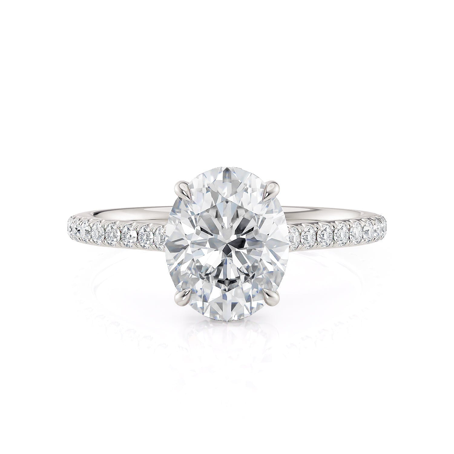 MICHAEL M Engagement Rings Crown R749-2 Oval