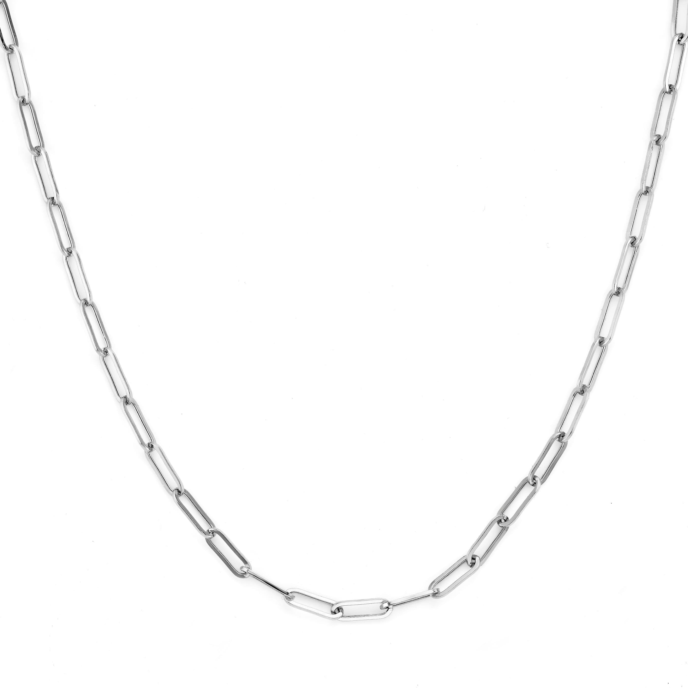 MICHAEL M Necklaces Paperclip Link Chain