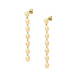 MICHAEL M Earrings 14K Yellow Gold Carve Drop Earrings ER459YG