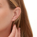 MICHAEL M Earrings Foundation Pyramid Stud Earring