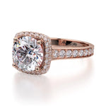 MICHAEL M Engagement Rings 18K Rose Gold Crown R700-2 R700-2RG