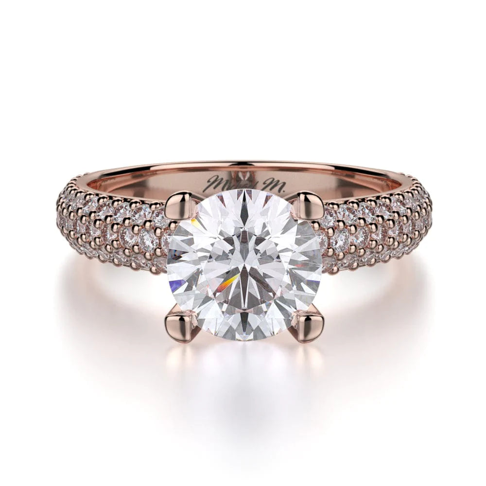 MICHAEL M Engagement Rings 18K Rose Gold Crown R710-1.5 R710-1.5RG