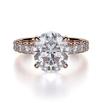 MICHAEL M Engagement Rings 18K Rose Gold Crown R731-3 R731-3RG