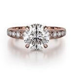 MICHAEL M Engagement Rings 18K Rose Gold Crown R748-2 R748-2RG