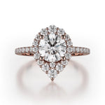 MICHAEL M Engagement Rings 18K Rose Gold Defined R785-2 R785-2RG