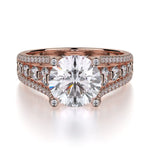 MICHAEL M Engagement Rings 18K Rose Gold Stella R306S-1.5 R306S-1.5