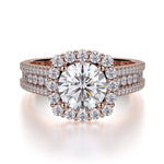 MICHAEL M Engagement Rings 18K Rose Gold Stella R685-1 R685-1RG