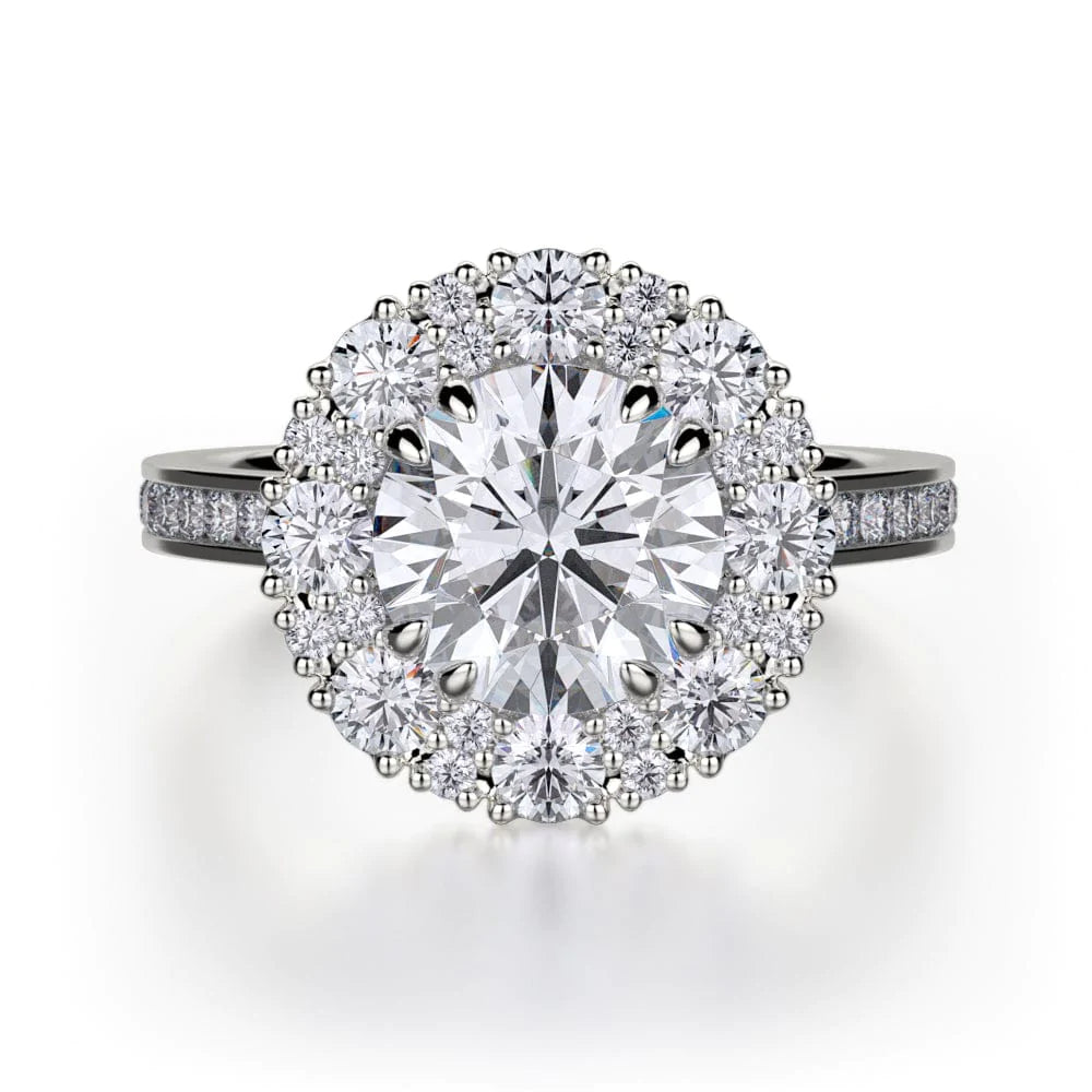 MICHAEL M Engagement Rings 18K White Gold Bold R741-1.5 R741-1.5WG