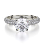 MICHAEL M Engagement Rings 18K White Gold Crown R699-1.5 R699-1.6