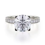 MICHAEL M Engagement Rings 18K White Gold Crown R701-2 R701-2WG