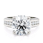 MICHAEL M Engagement Rings 18K White Gold Crown R797-4 R797-4
