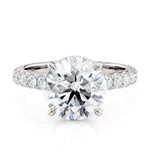 MICHAEL M Engagement Rings 18K White Gold Crown R799-3 R799-3