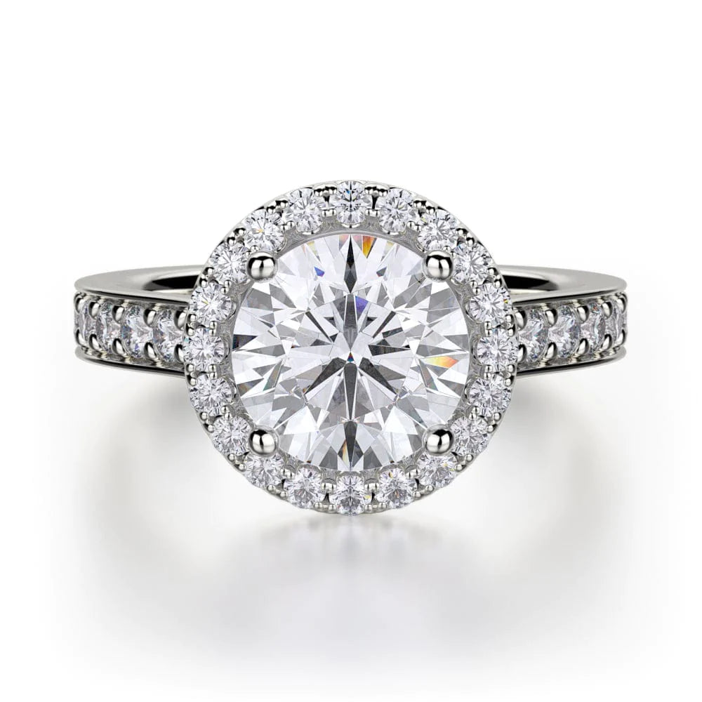 MICHAEL M Engagement Rings 18K White Gold Love R500-1.5 R500-1.5WG