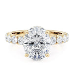 MICHAEL M Engagement Rings 18K Yellow Gold Crown R793-3-OV