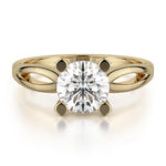 MICHAEL M Engagement Rings 18K Yellow Gold Love R521-1 R521-1YG