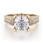 MICHAEL M Engagement Rings 18K Yellow Gold Stella R399-2 R399-2YG
