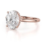 MICHAEL M Engagement Rings CROWN R750-3 Oval-Cut Diamond Solitaire