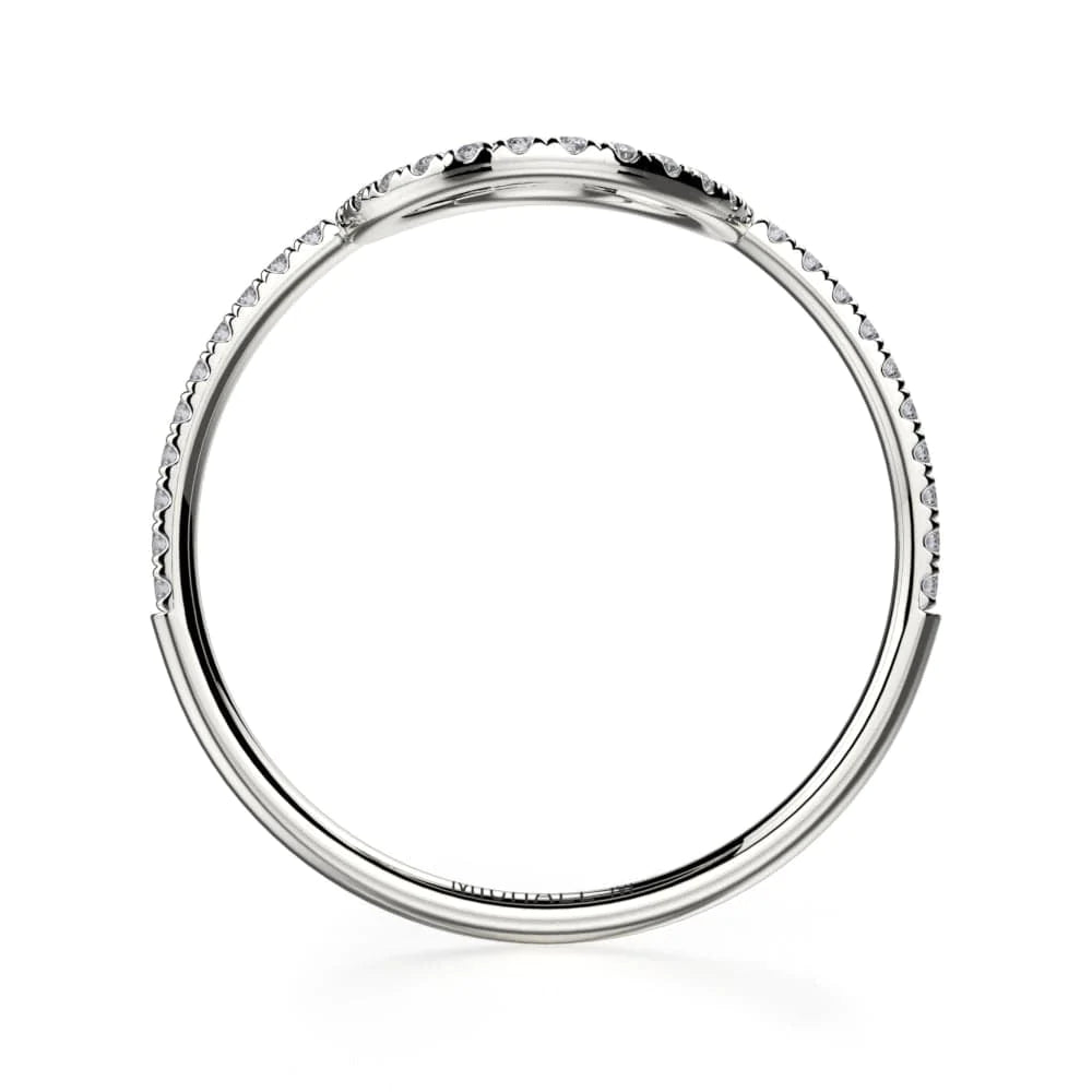 MICHAEL M Fashion Rings Diamond Open Circle Ring