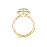 MICHAEL M Fashion Rings Hex Truss Cocktail Ring