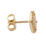 MICHAEL M High Jewelry Sliced Round Yellow Diamond Earrings ER263