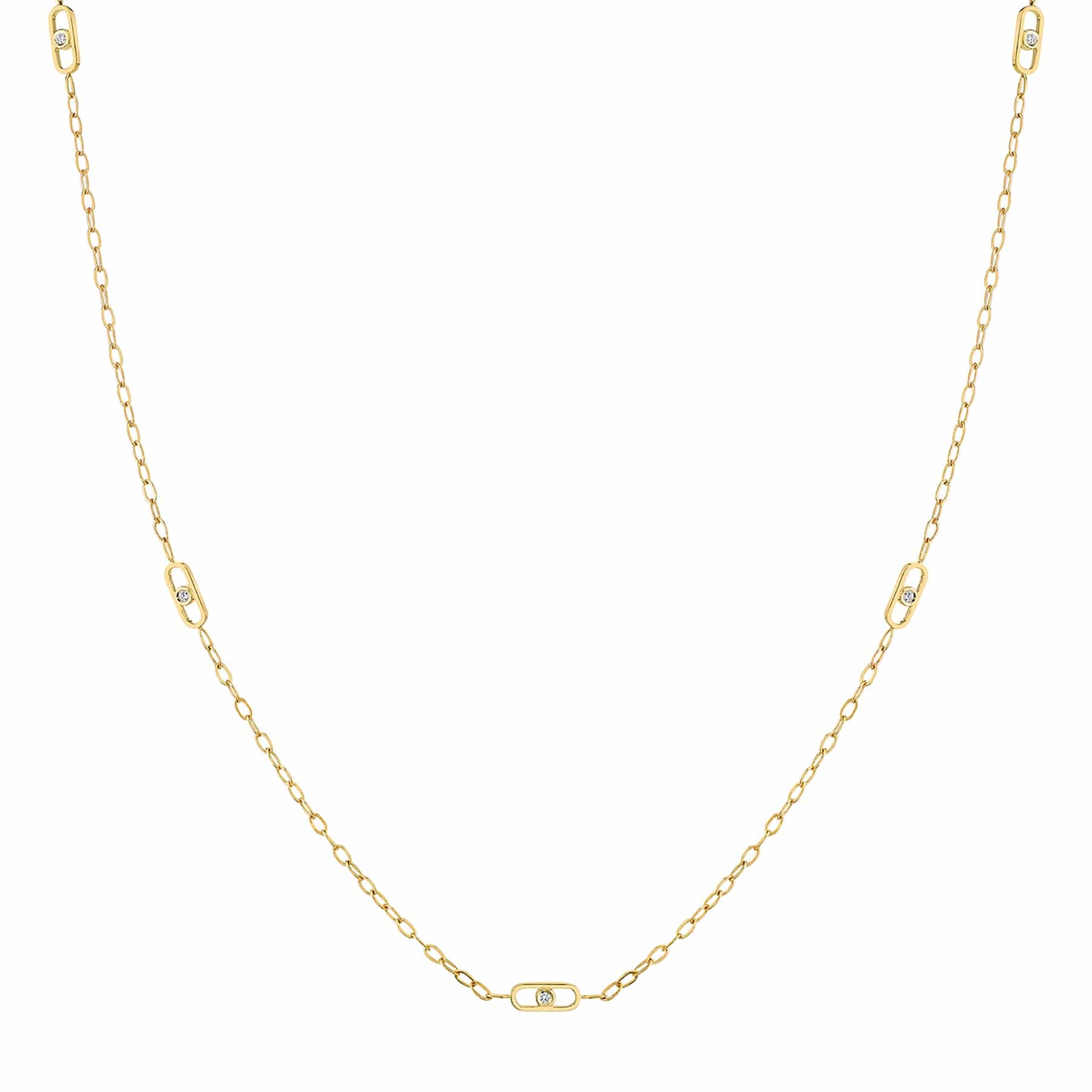 MICHAEL M Necklaces 14K Yellow Gold / 20" Streamlined  Necklace CN351-20"