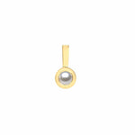 MICHAEL M Necklaces 14K Yellow Gold / Pearl - June Deco Birthstone Charm P404PE